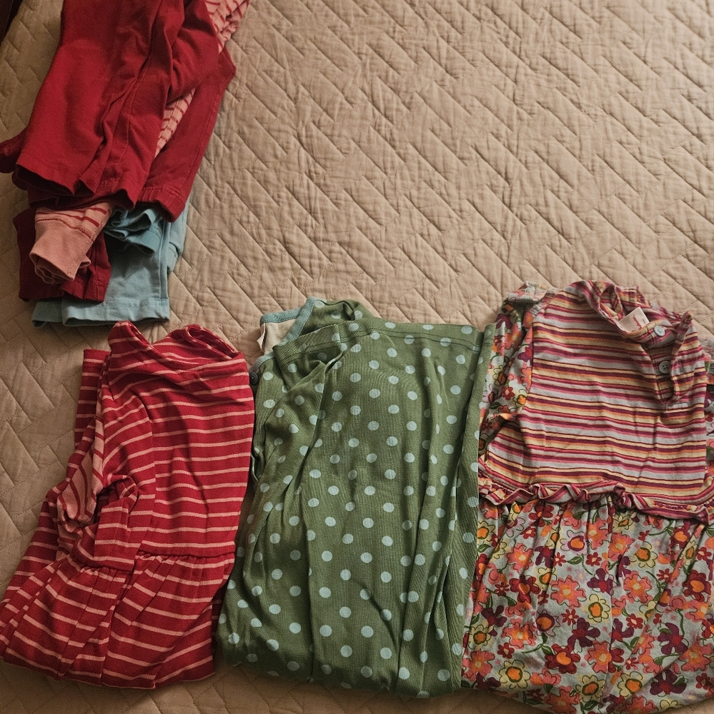 Very Large Hanna Andersson Play Dress And Legging Lot Size 140/160